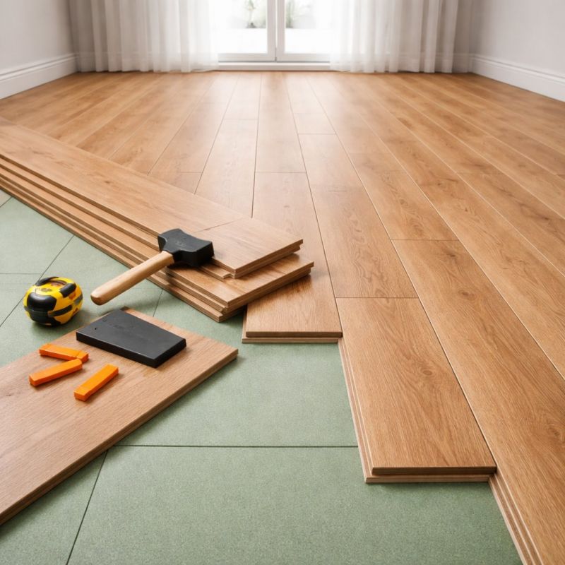 Laminate Floor Installation in Bellingham, MA