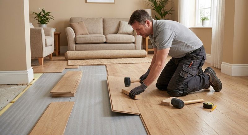 Laminate Floor Installation in Marlborough, MA