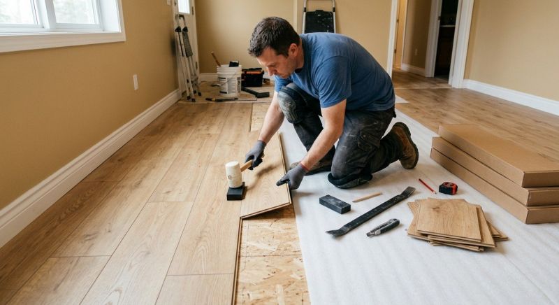 Laminate Floor Installation in Walpole, MA