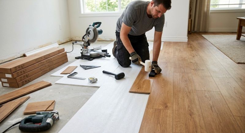 Laminate Floor Replacement in Brookline, MA