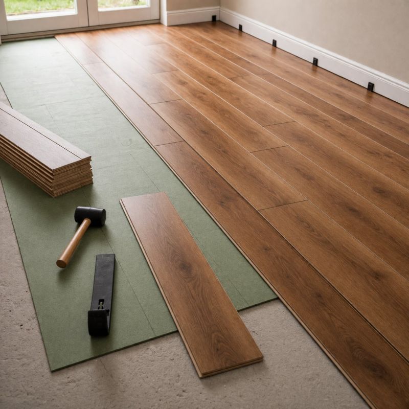 Laminate Floor Replacement in Concord, MA