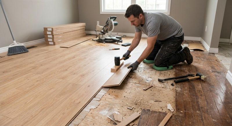 Laminate Floor Replacement in Woonsocket, RI