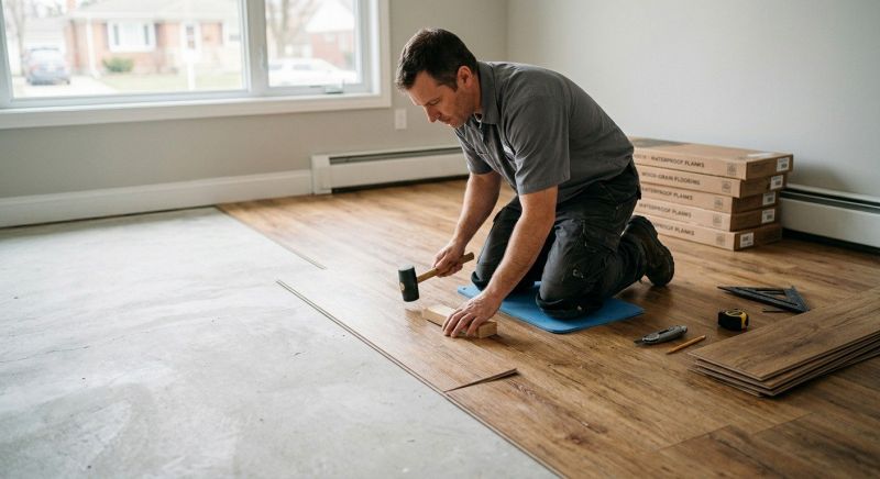 Linoleum Floor Installation in Boston, MA