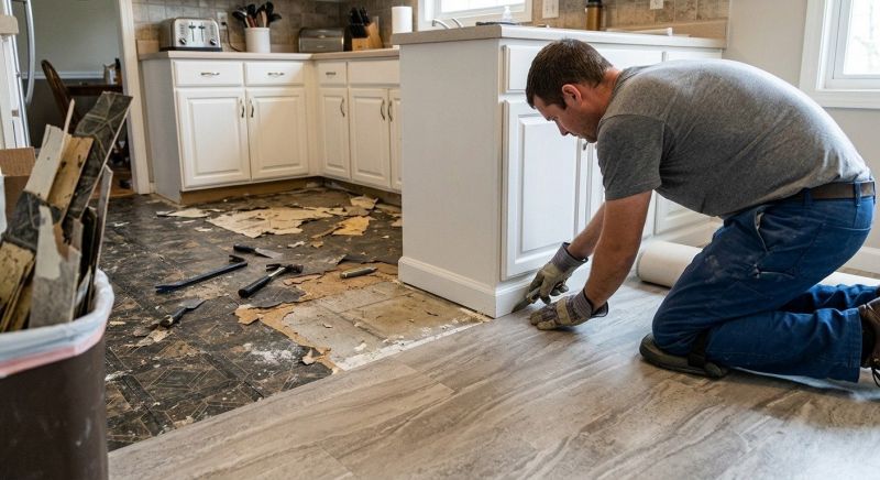 Linoleum Floor Installation in Boston, MA