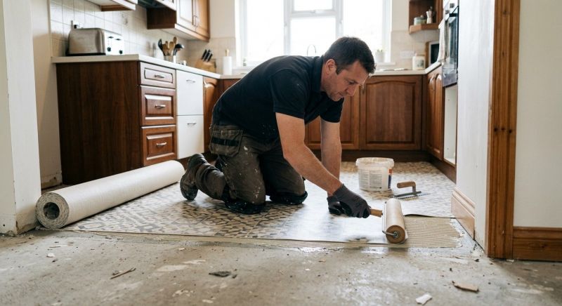 Linoleum Floor Installation in Everett, MA