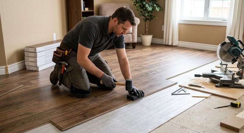 Plank Laminate Installation in Framingham, MA