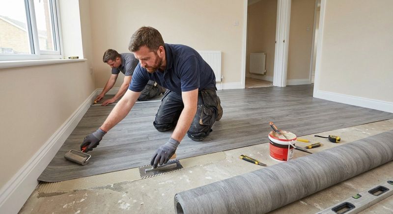 Sheet Flooring Installation in Chelmsford, MA