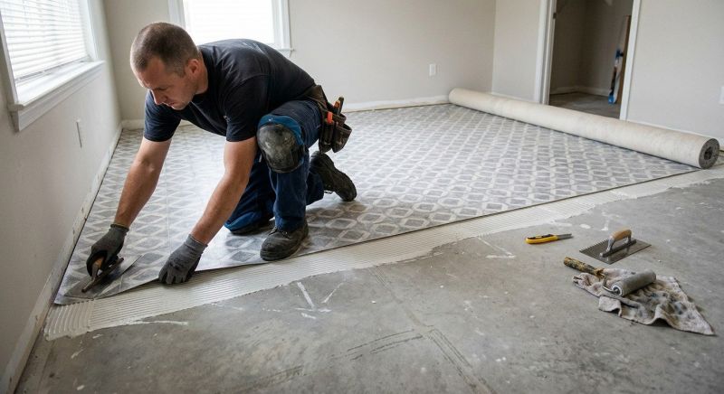 Sheet Vinyl Installation in Auburn, MA