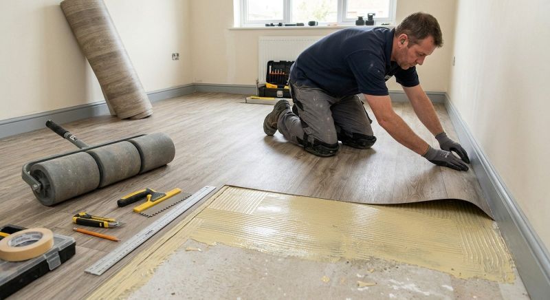 Sheet Vinyl Installation in Concord, MA