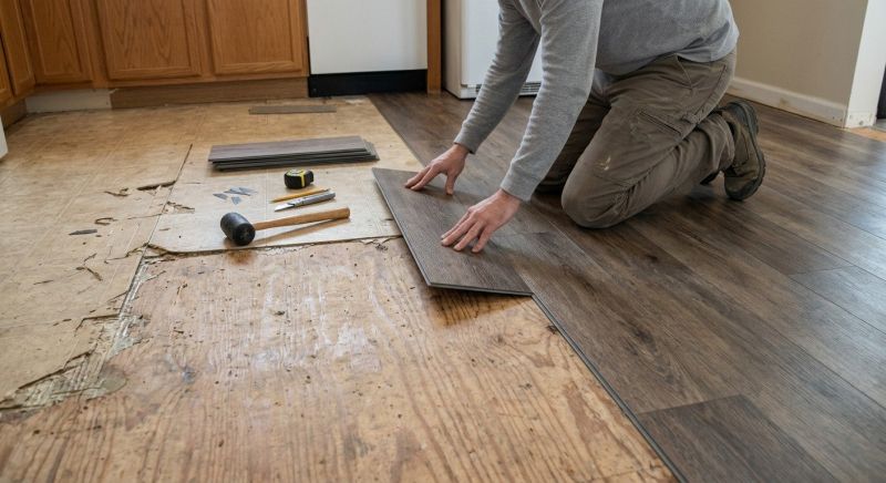 Vinyl Flooring Installation in Leominster, MA